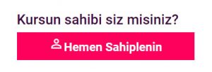 Kurs Sahiplenme İmkanı